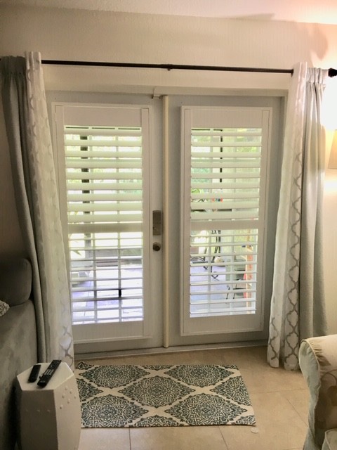 Plantation Shutters for Doors Installation in St. Petersburg FL by The Shutter Guy St. Pete