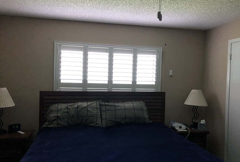 Plantation Shutters for Bedroom by The Shutter Guy St Pete